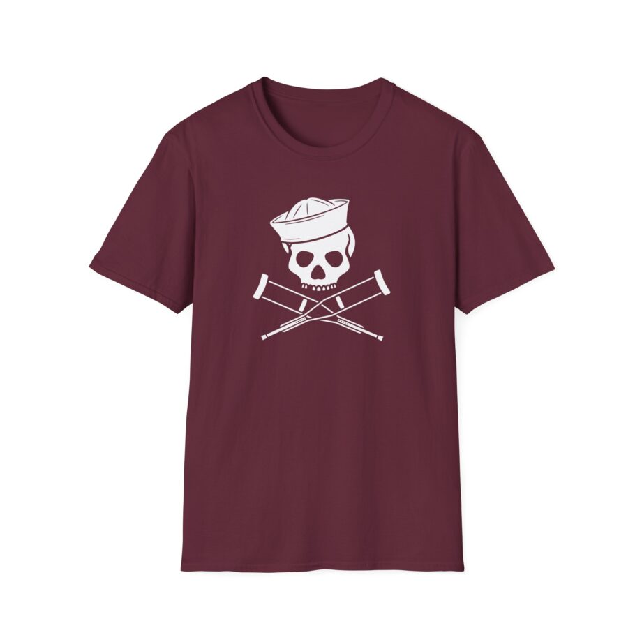 Jackass Sailor Skull & Crossbones Unisex Softstyle T-Shirt