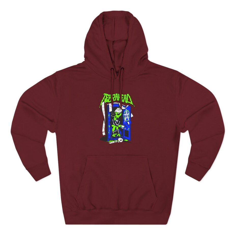 Zebrahead White ZH Coffee break Three-Panel Fleece Hoodie