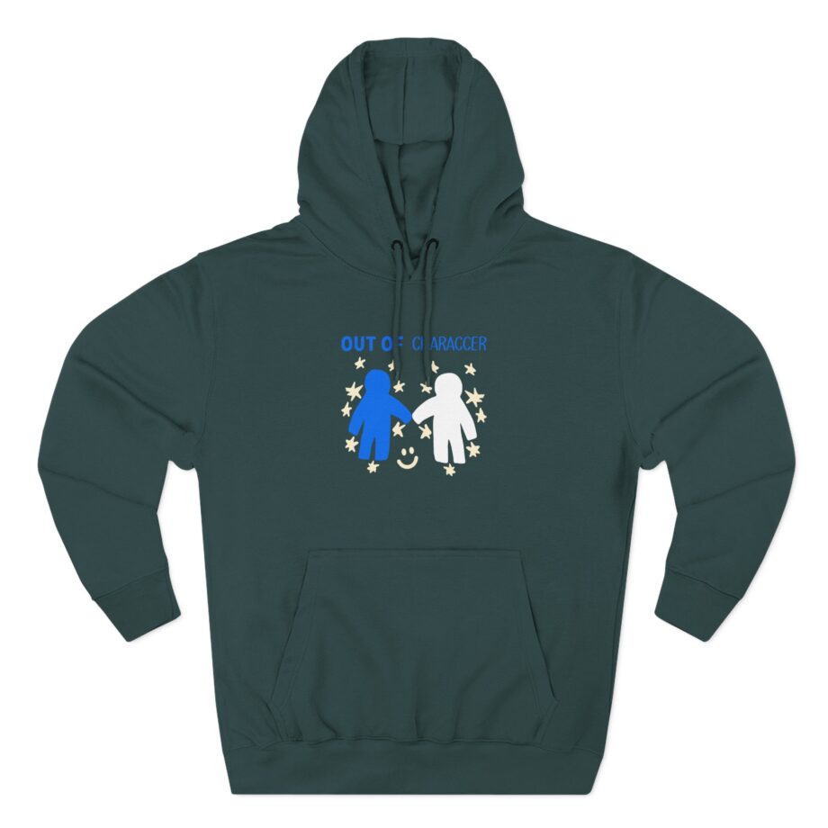 Out of Character Three-Panel Fleece Hoodie