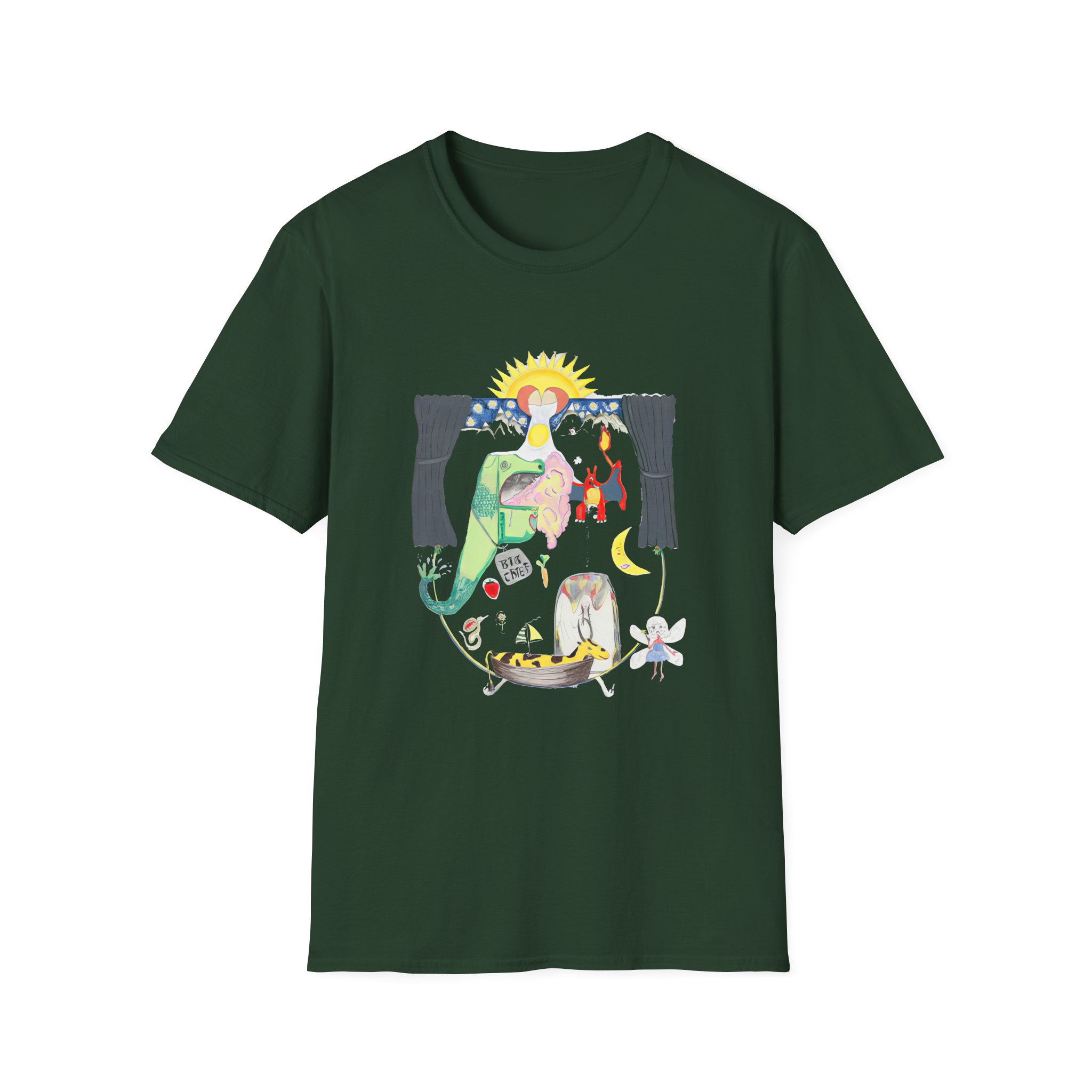 Adrianne Lenker the Goat Boat Unisex Softstyle T-shirt