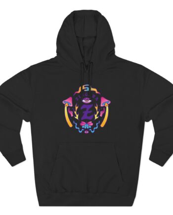 Zingara Three-Panel Fleece Hoodie