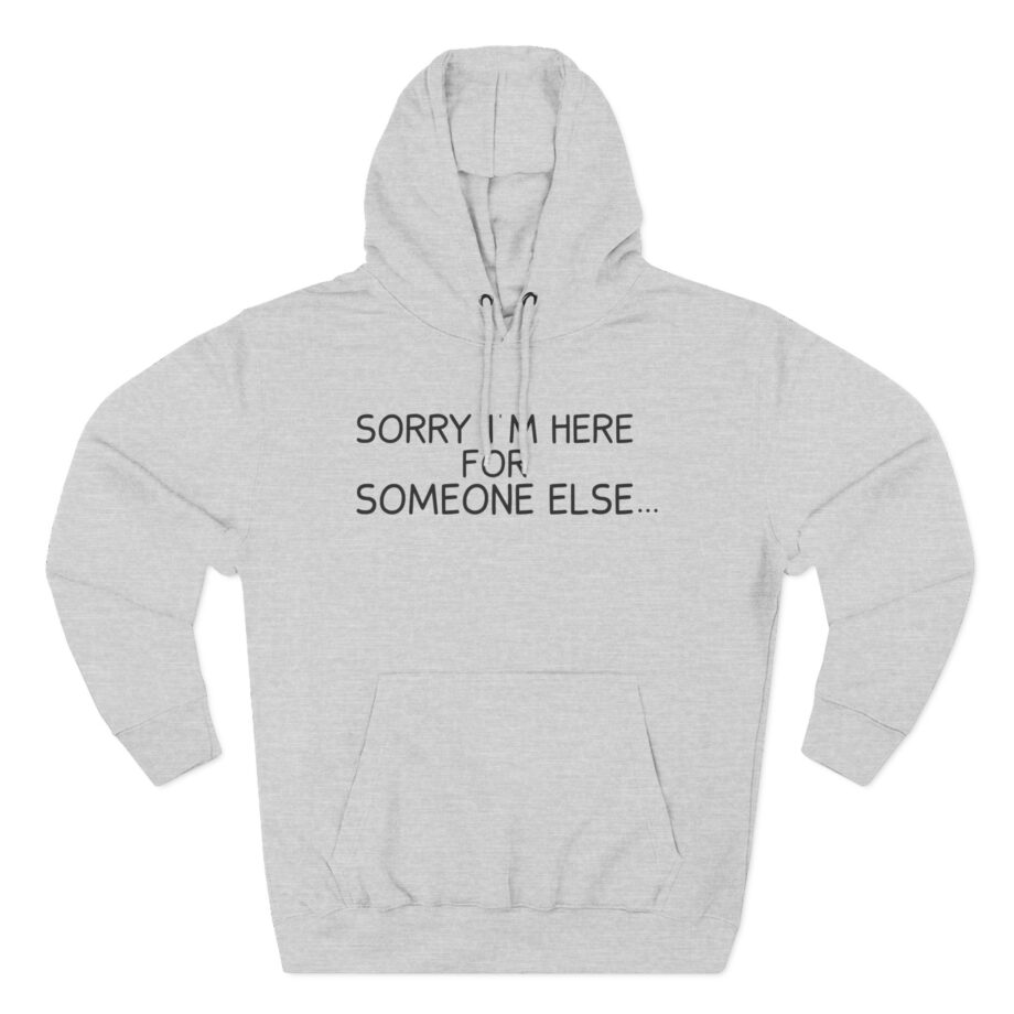 Benson Boone Sorry I'm Here for Someone Else Three-Panel Fleece Hoodie