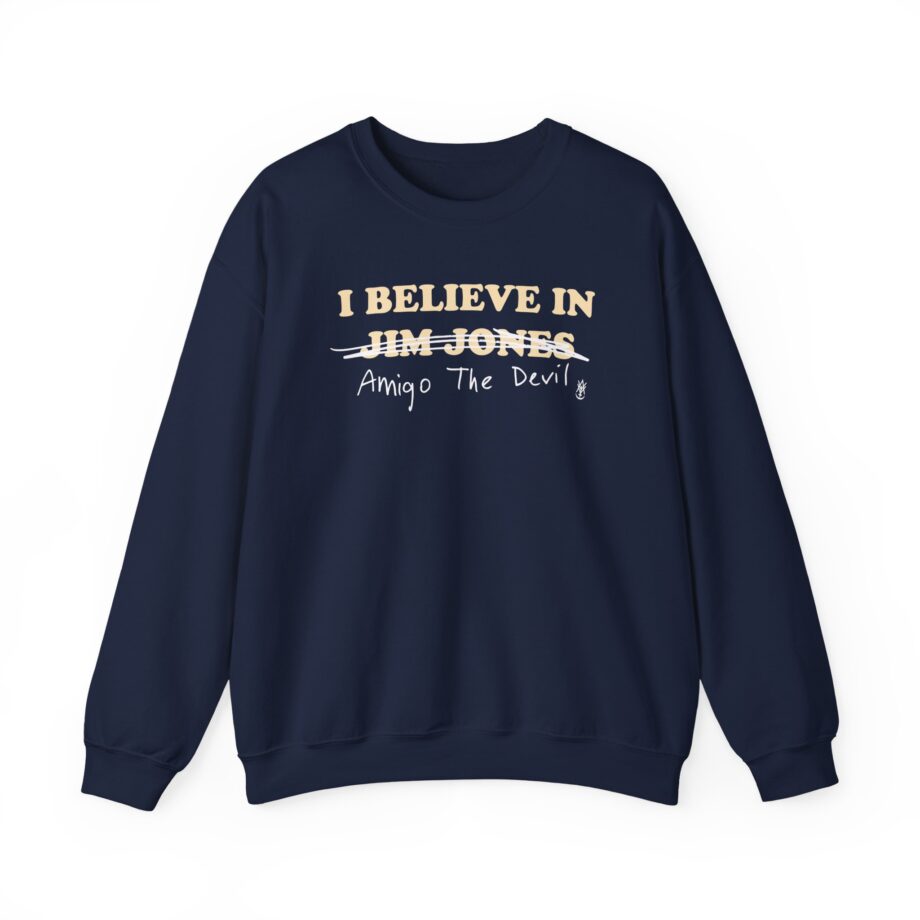 Amigo The Devil I Believe In Jim Jones Unisex Heavy Blend™ Crewneck Sweatshirt