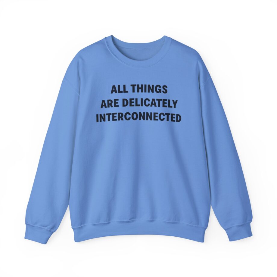 Jenny Holzer All Things Are Delicately Interconnected Unisex Heavy Blend™ Crewneck Sweatshirt