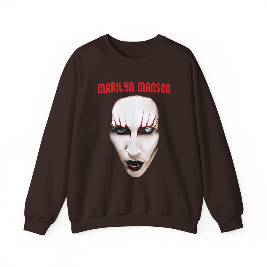 Marilyn Manson Red Lips Unisex Heavy Blend™ Crewneck Sweatshirt