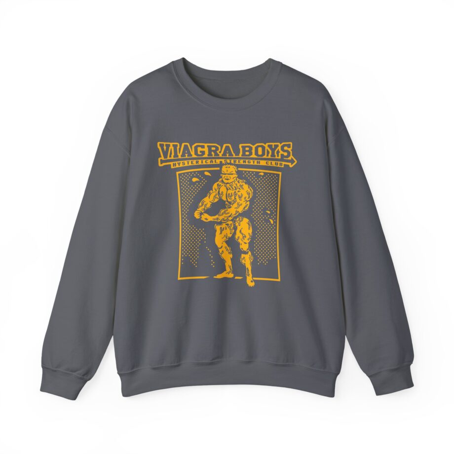 Viagra Boys Hysterical Strength Club Unisex Heavy Blend™ Crewneck Sweatshirt