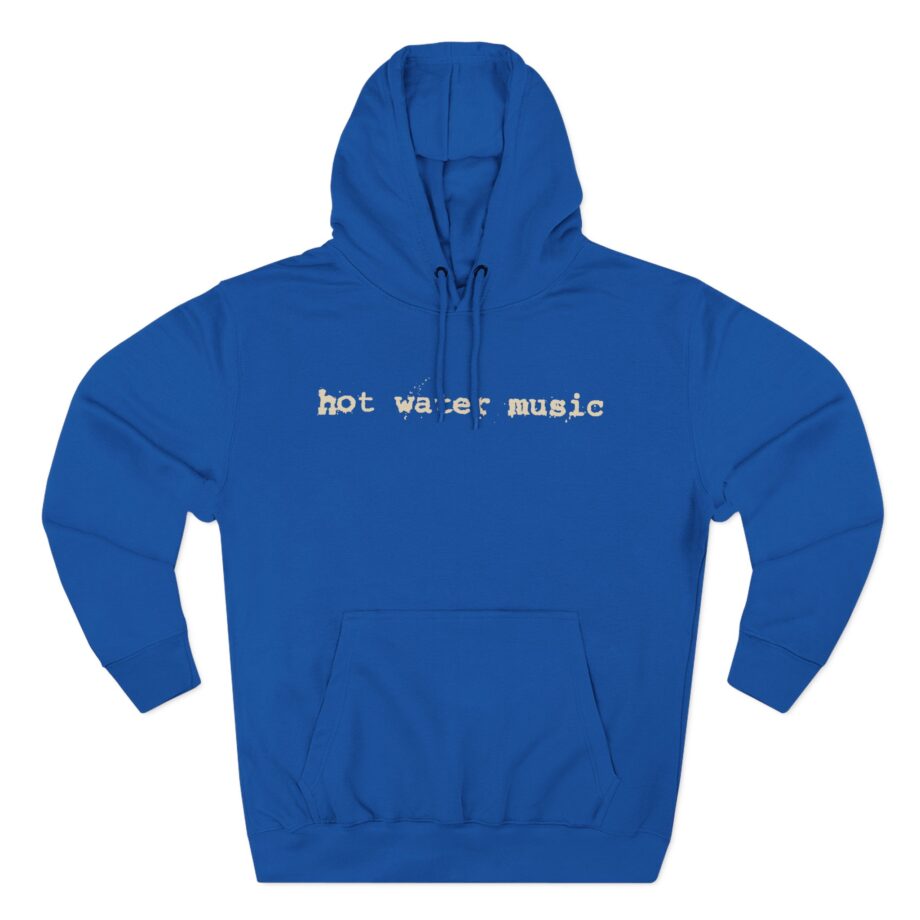 Hot Water Music Logo Three-Panel Fleece Hoodie