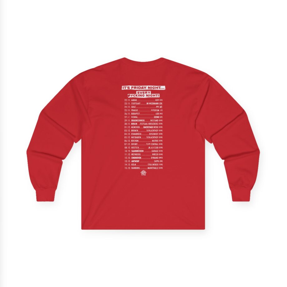 Zebrahead Lightning Skull Friday night tour Unisex Ultra Cotton Long Sleeve Tee