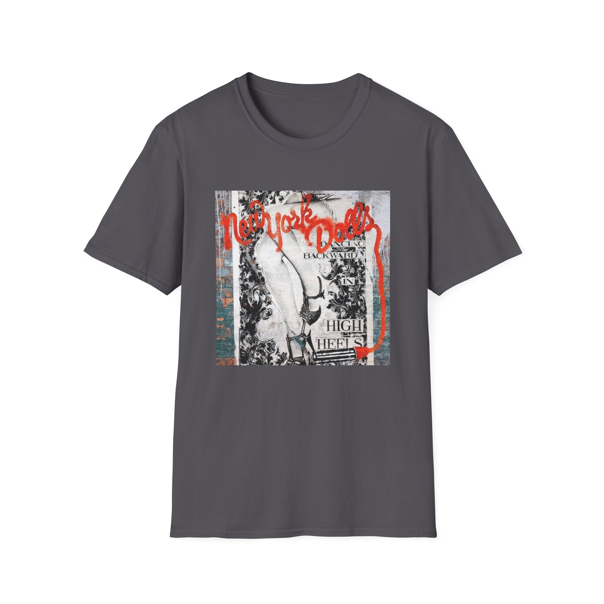 New York Dolls Dancing Backward Album Unisex Softstyle T-Shirt