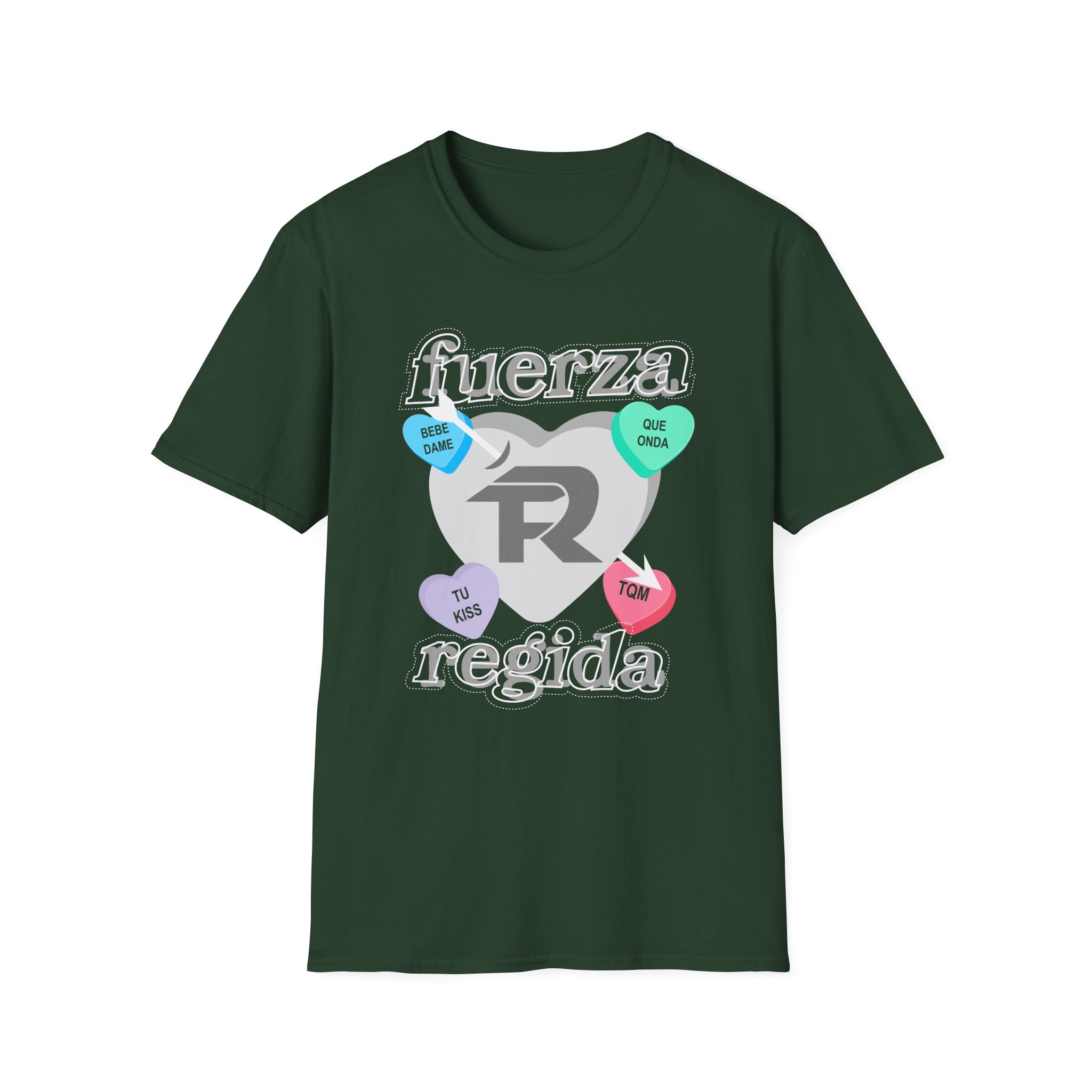 Fuerza Regida Candy Hearts Unisex Softstyle T-Shirt