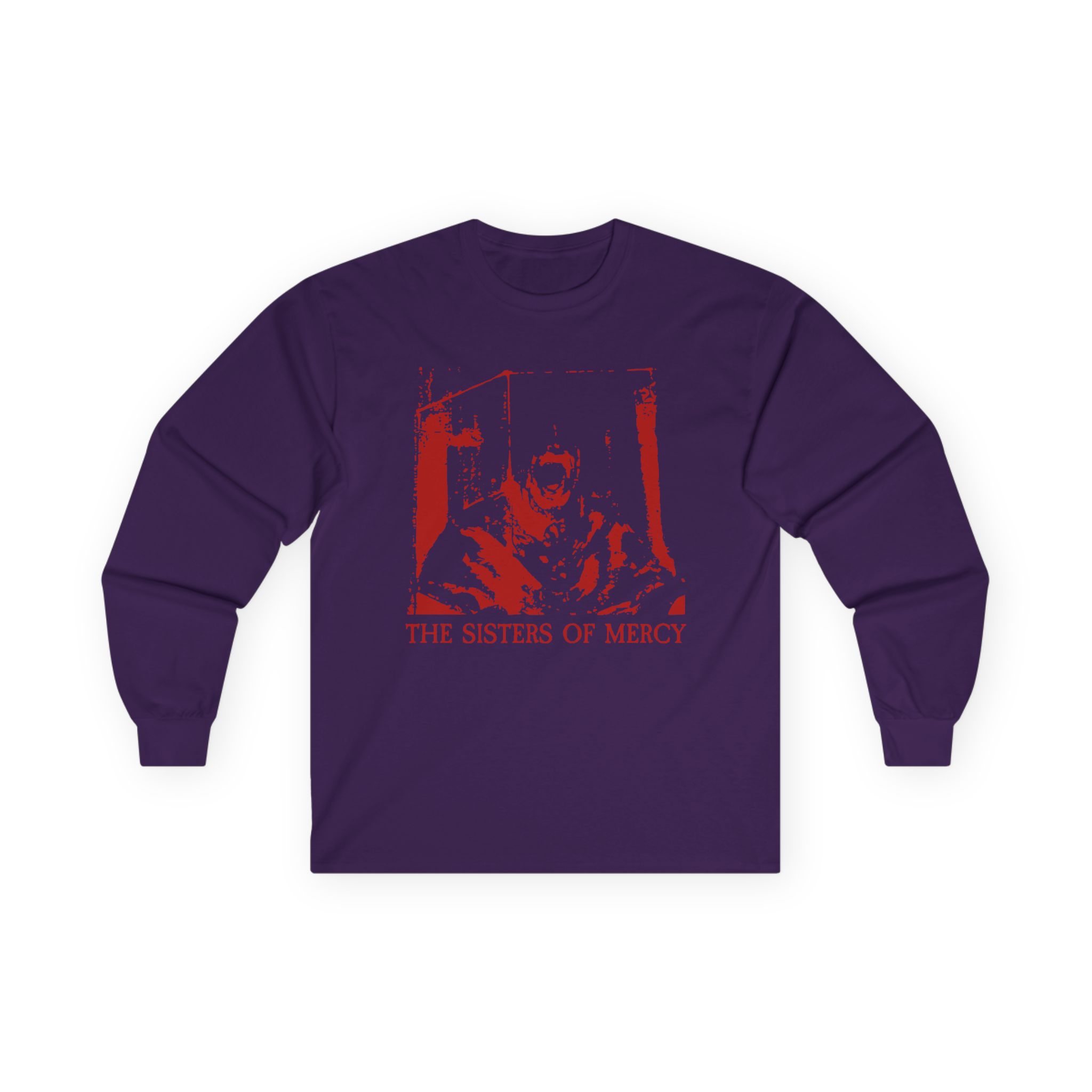 The Sisters Of Mercy Red Scream Unisex Ultra Cotton Long Sleeve Tee