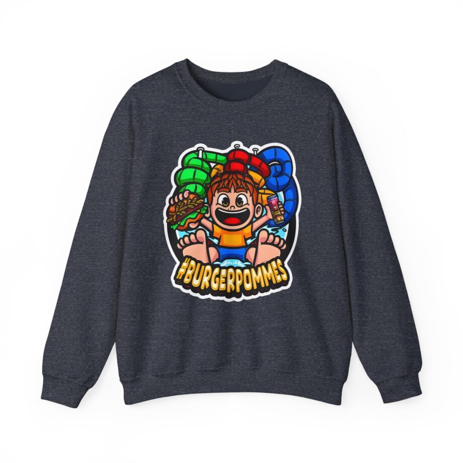Burger Pommes Unisex Heavy Blend™ Crewneck Sweatshirt