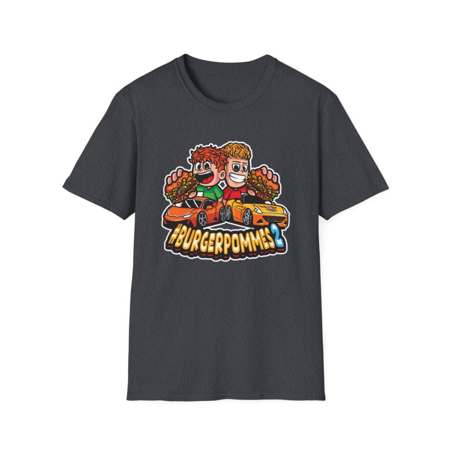 Burger Pommes Unisex Softstyle T-Shirt