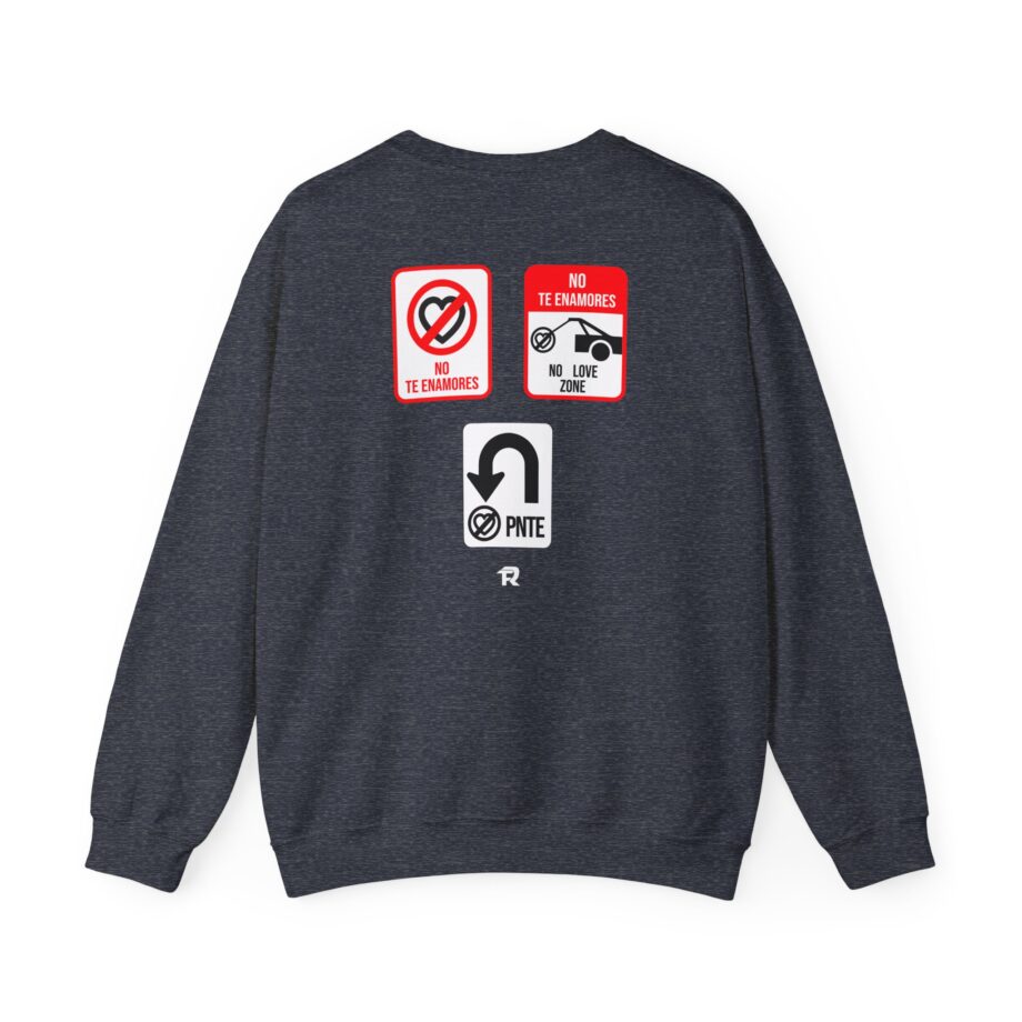 Fuerza Regida No Love Zone Unisex Heavy Blend™ Crewneck Sweatshirt