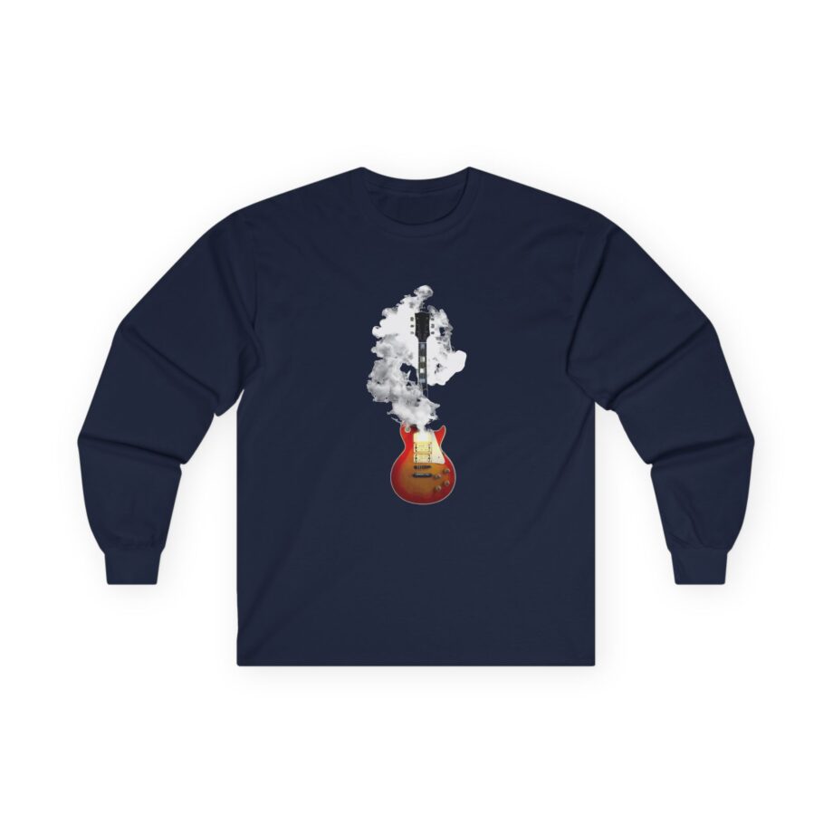 Ace Frehley Smoking Guitar Unisex Ultra Cotton Long Sleeve Tee