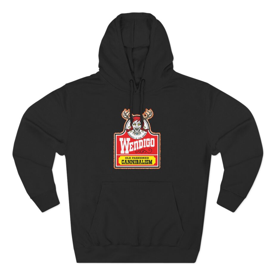 Wendigo Old Fashioned Cannibalism Three-Panel Fleece Hoodie