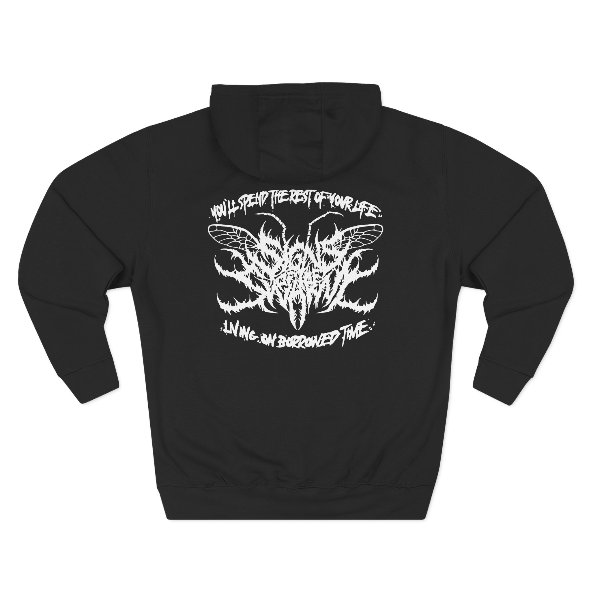 Signs of the Swarm Borrowed Time Three-Panel Fleece Hoodie