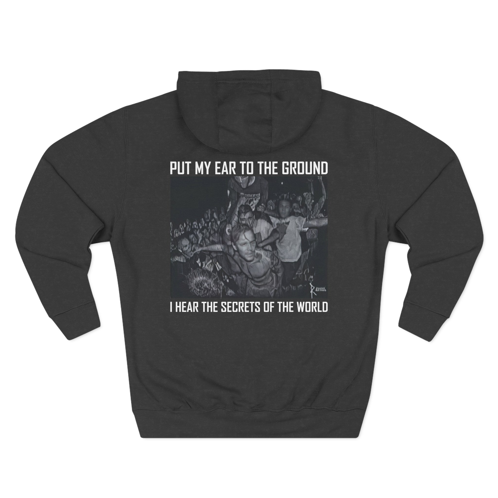 Trapped Under Ice  Secrets of the World Three-Panel Fleece Hoodie