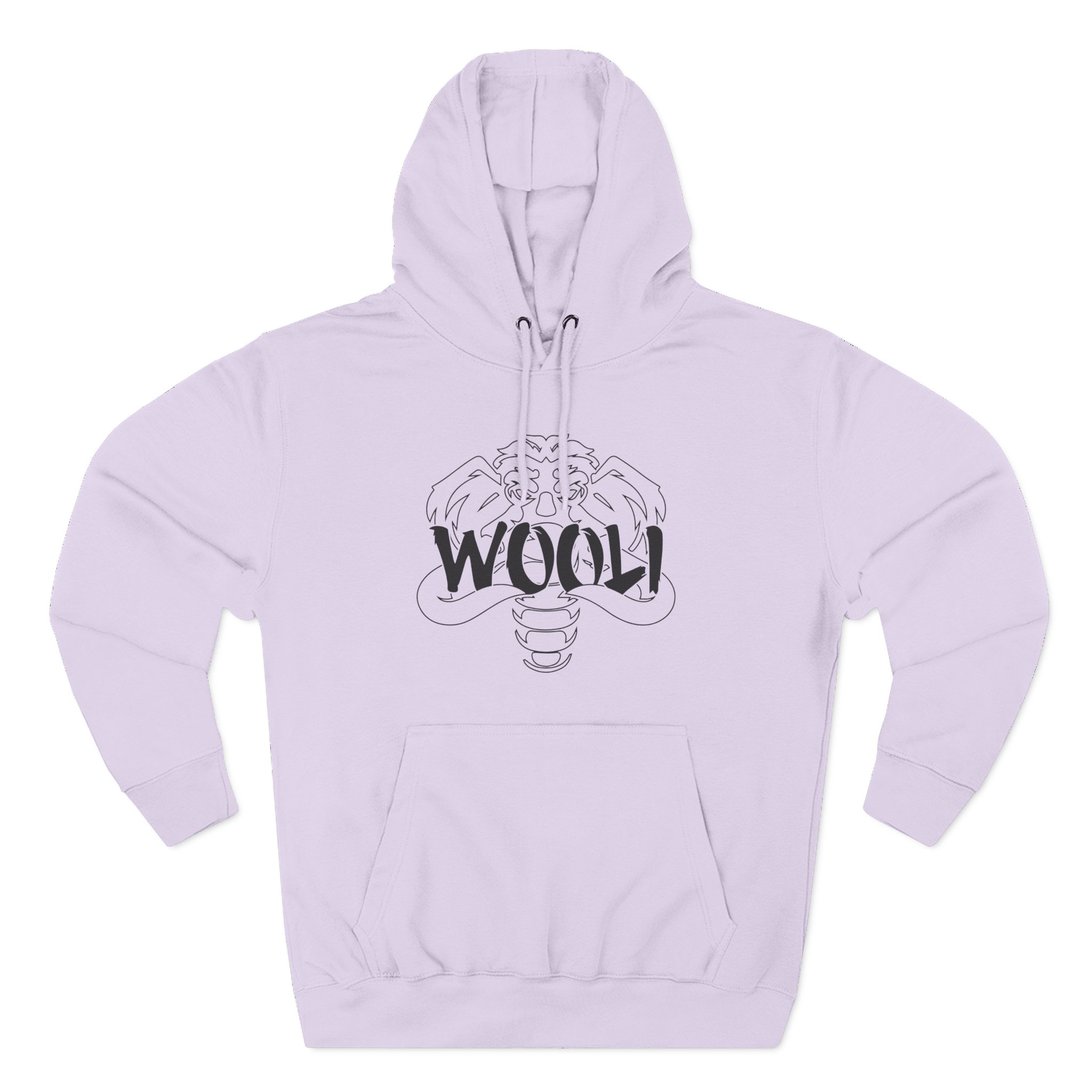 Wooli  Three-Panel Fleece Hoodie