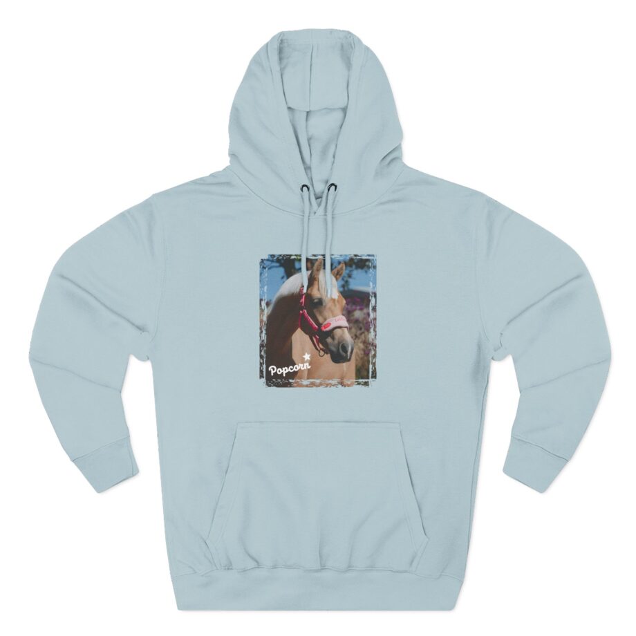 Harlow and Popcorn Three-Panel Fleece Hoodie