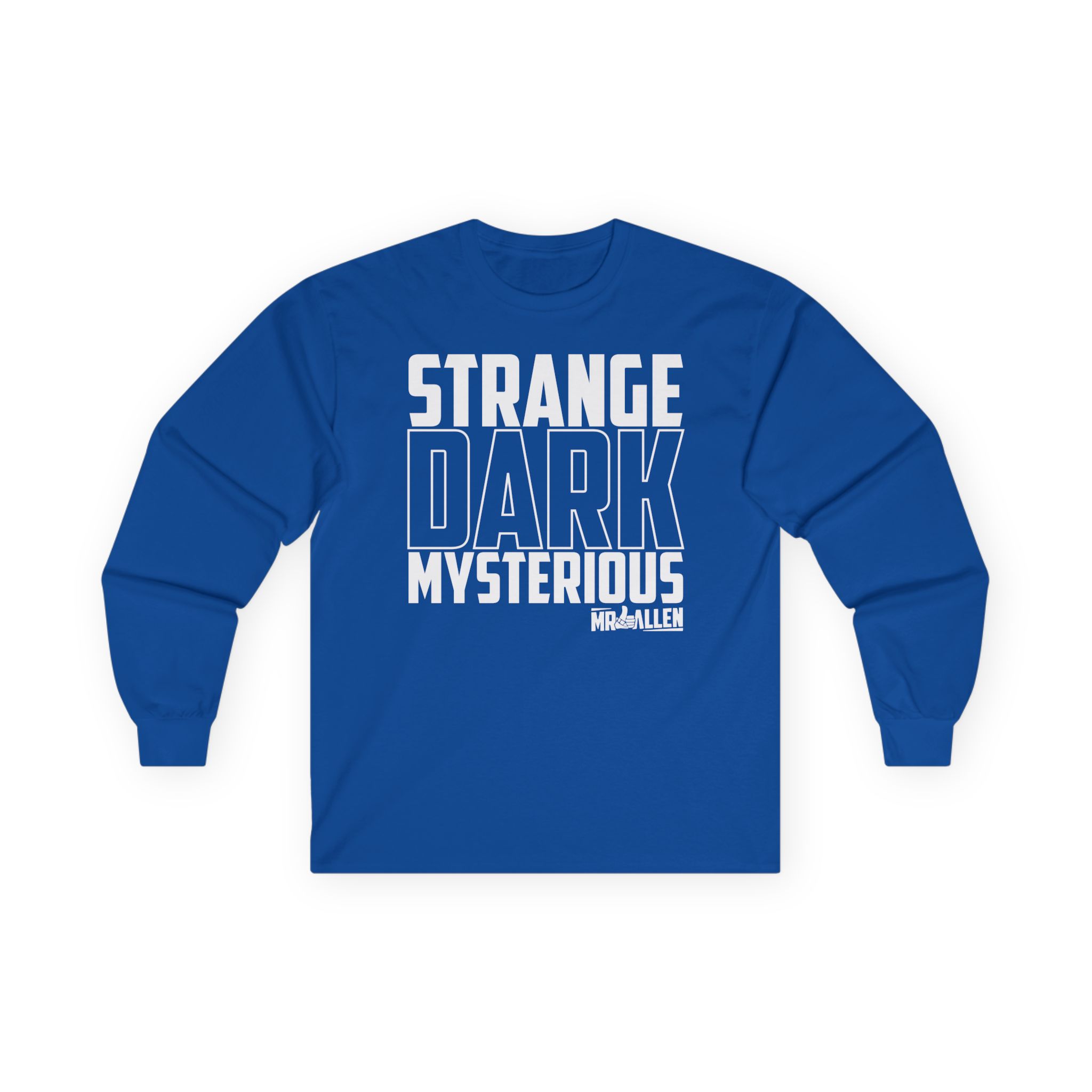 Mrballen Strange Dark Mysterious Unisex Ultra Cotton Long Sleeve Tee