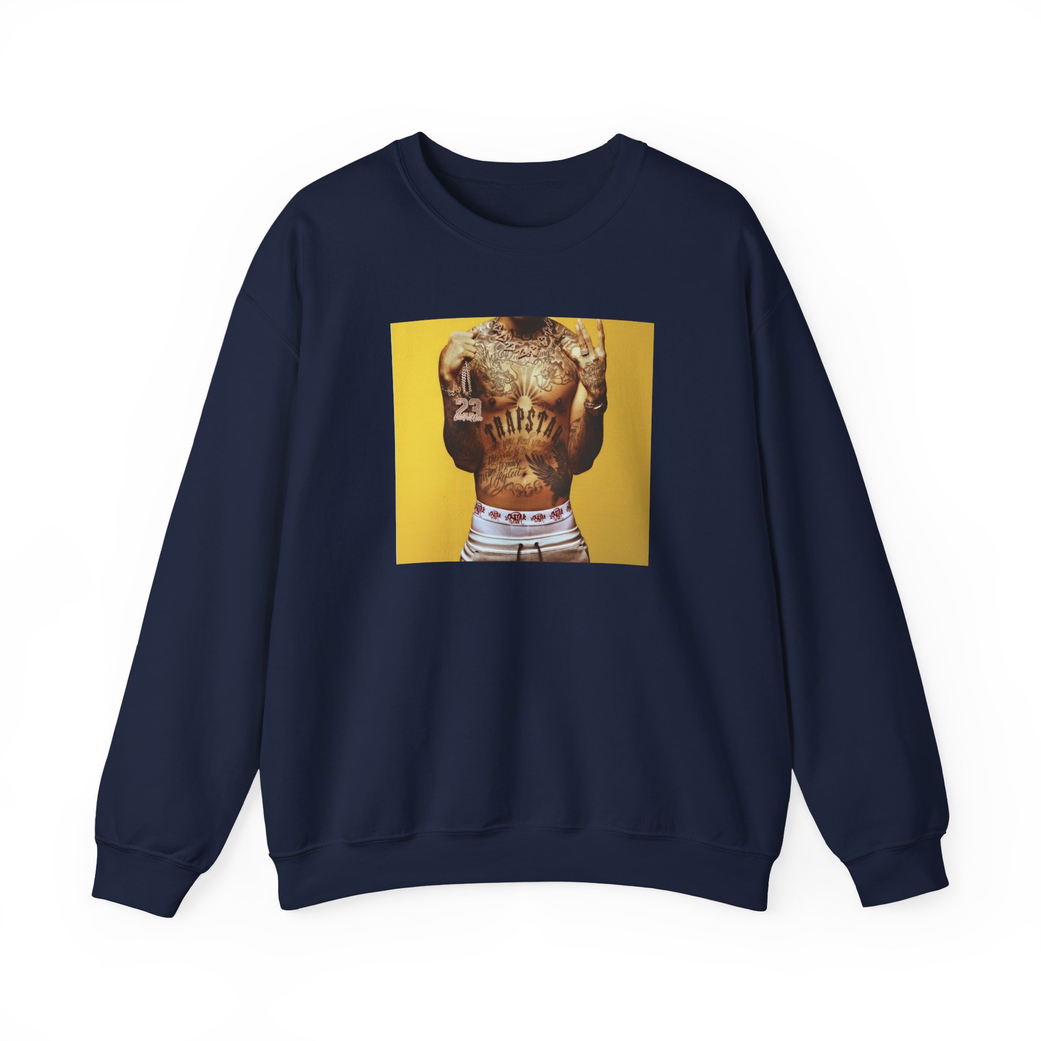 Central Cee UK Drill 23 Album Cover Unisex Heavy Blendâ„¢ Crewneck Sweatshirt