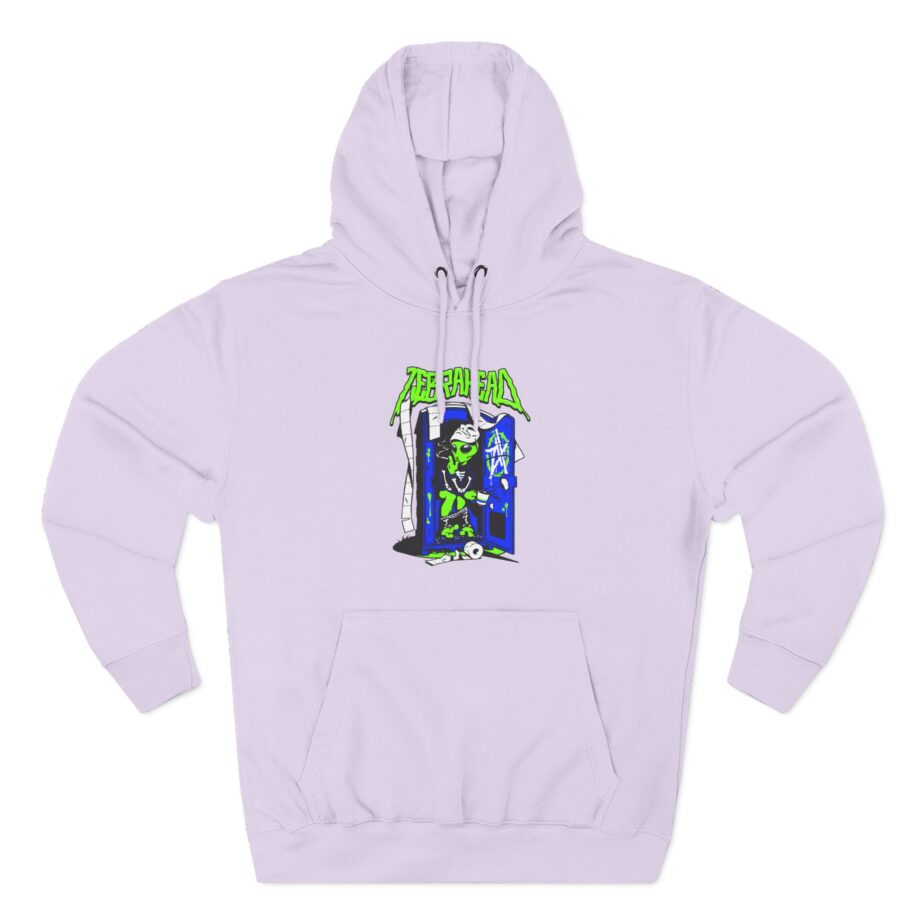 Zebrahead White ZH Coffee break Three-Panel Fleece Hoodie