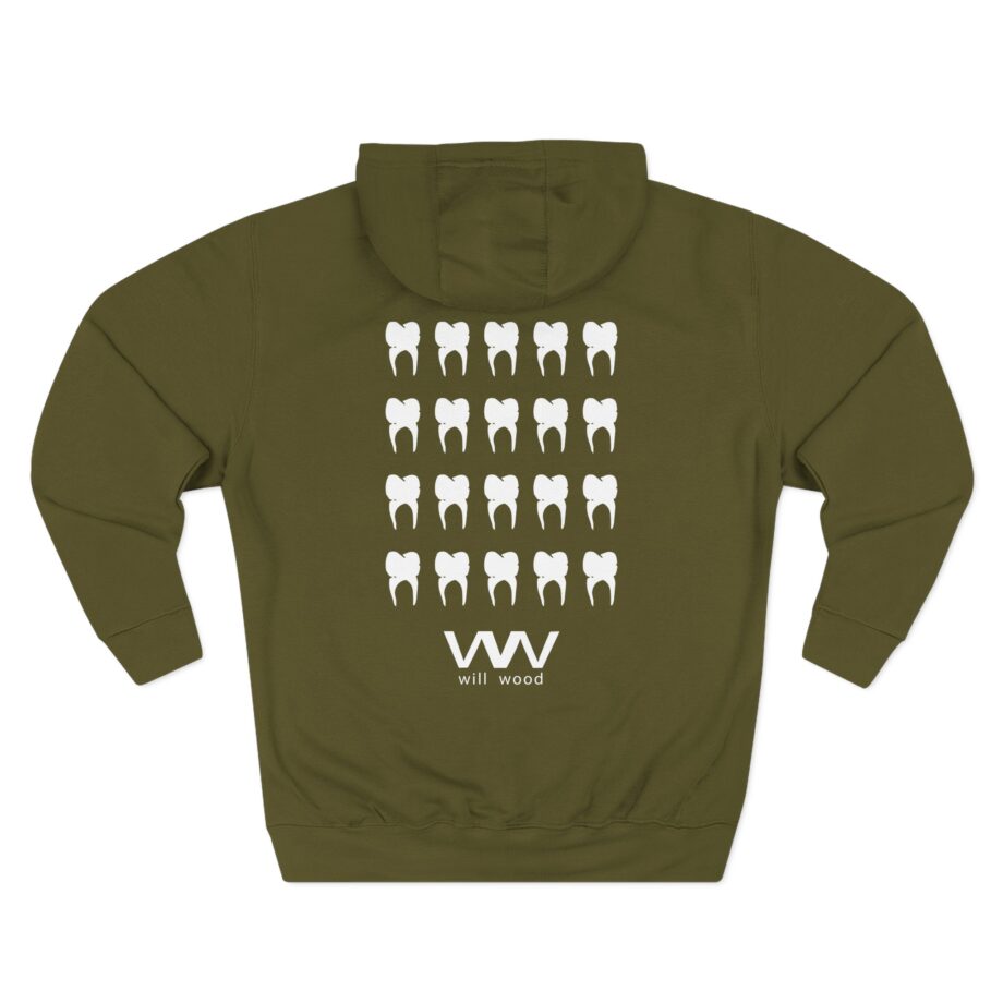 Will Wood Host Skull Three-Panel Fleece Hoodie
