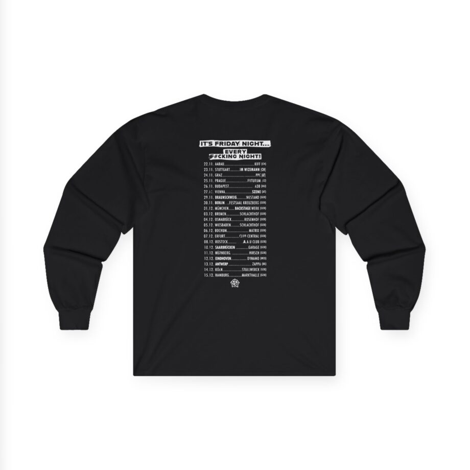 Zebrahead Lightning Skull Friday night tour Unisex Ultra Cotton Long Sleeve Tee