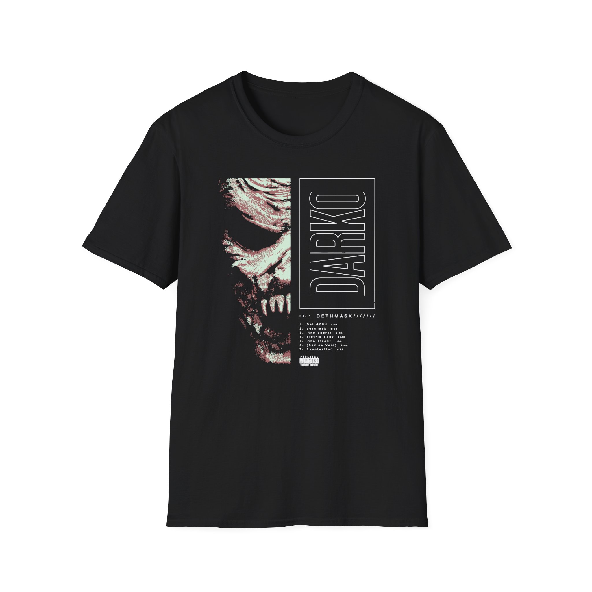 Darko Dethmask Pt 1 Unisex Softstyle T-Shirt