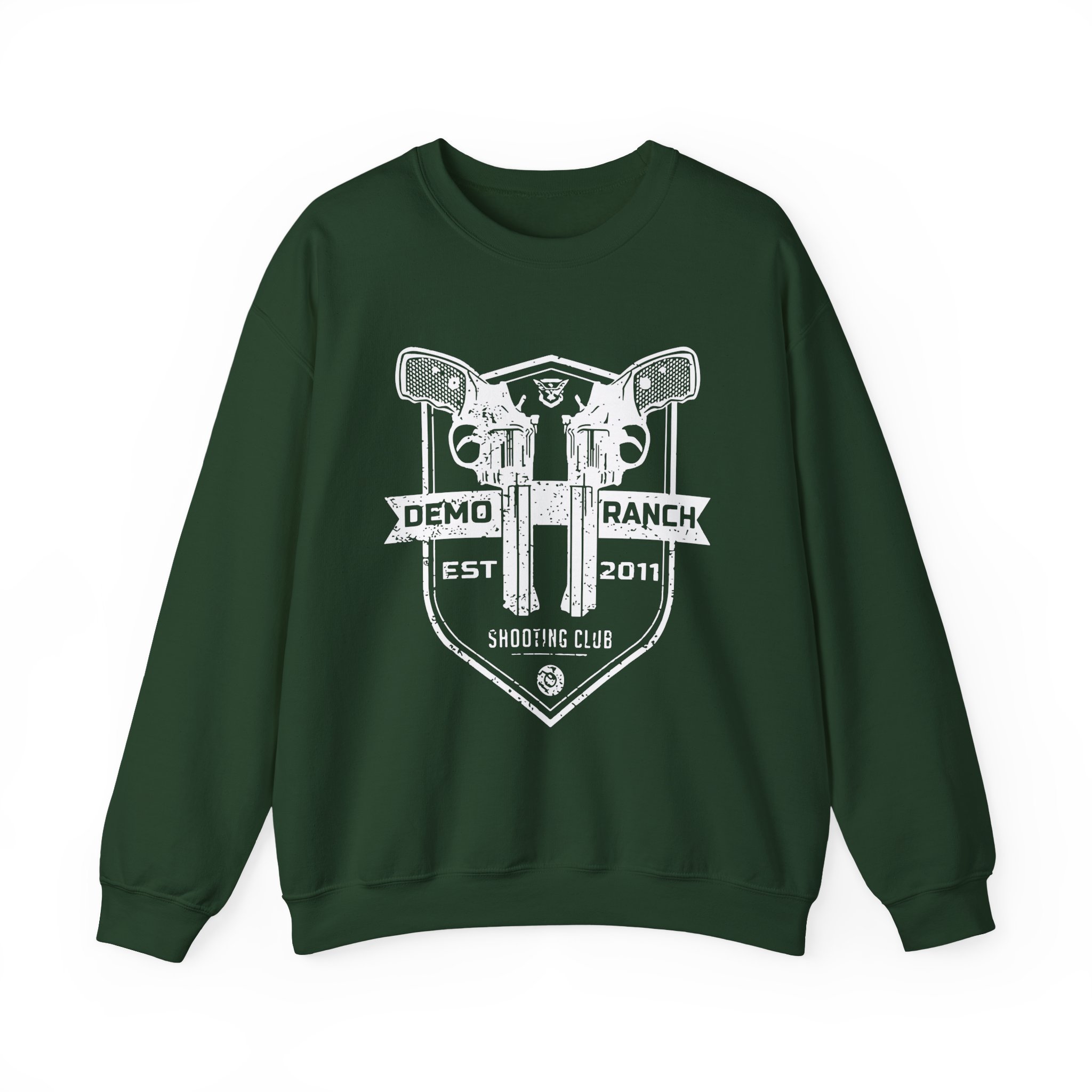 Demo Ranch Shooting Club Pocket Unisex Heavy Blendâ„¢ Crewneck Sweatshirt