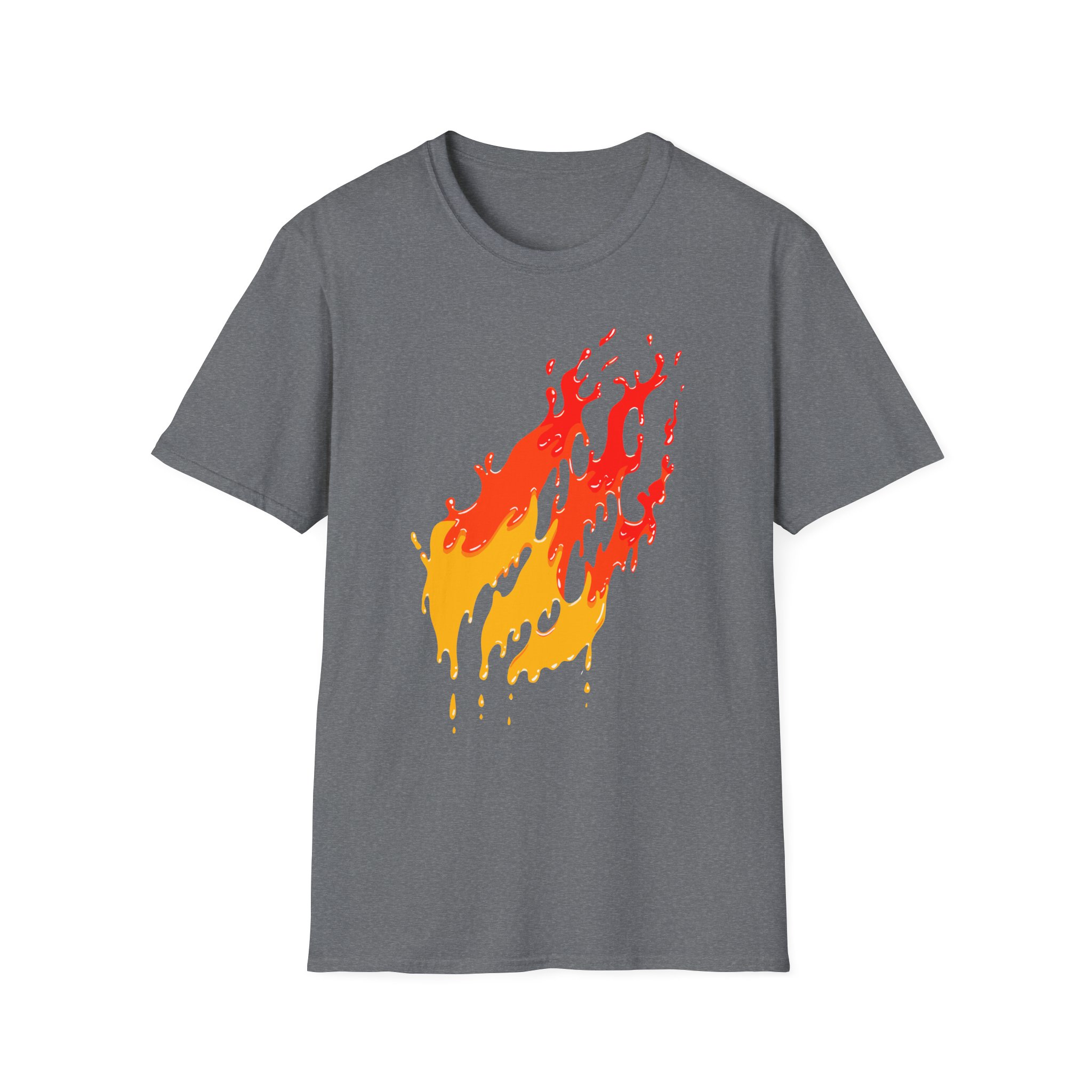 Preston Fire Drip Unisex Softstyle T-Shirt