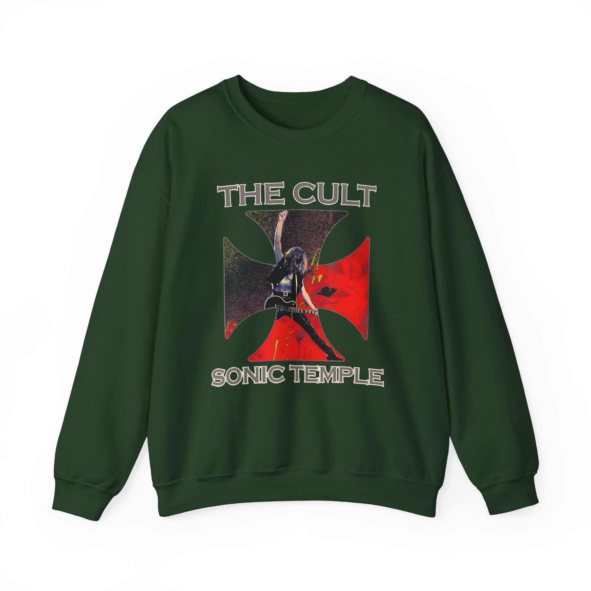 The Cult  Sonic Temple Unisex Heavy Blend Crewneck Sweatshirt