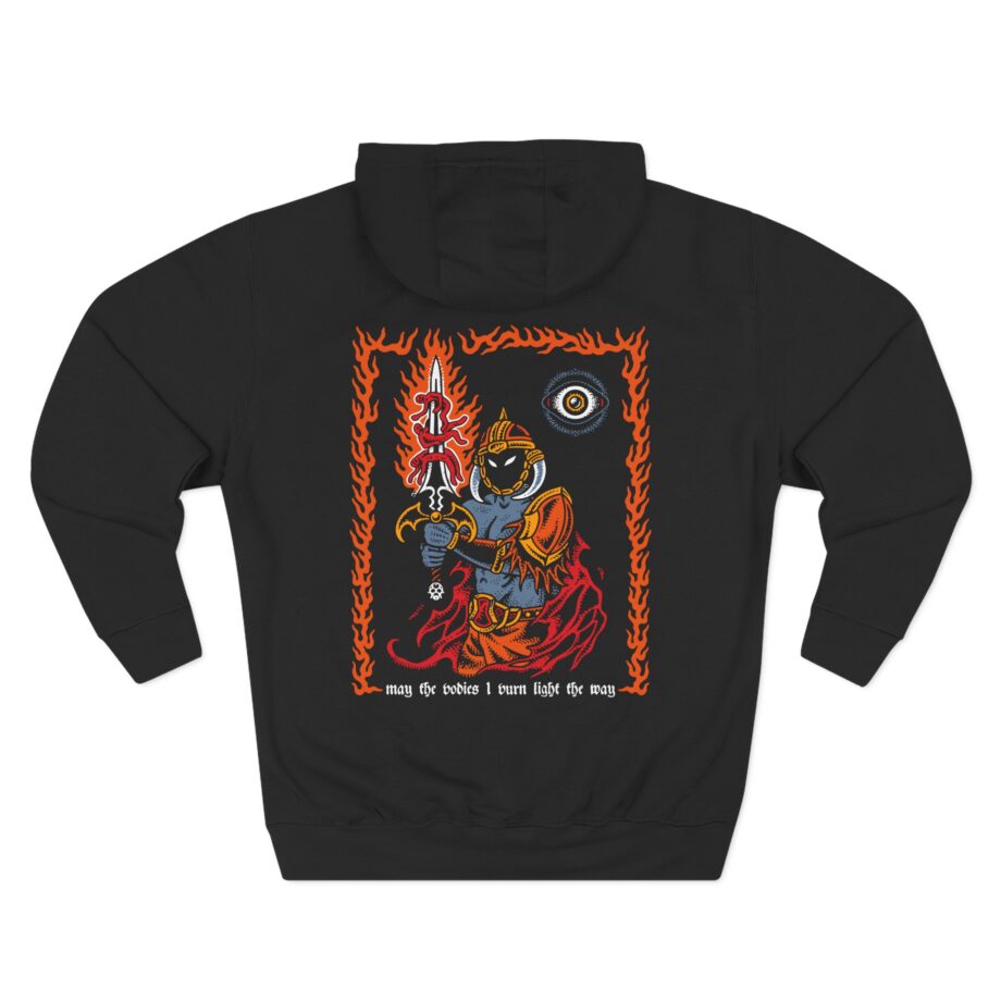 The Acacia Strain may the vodies 1 vurn light the way Three-Panel Fleece Hoodie