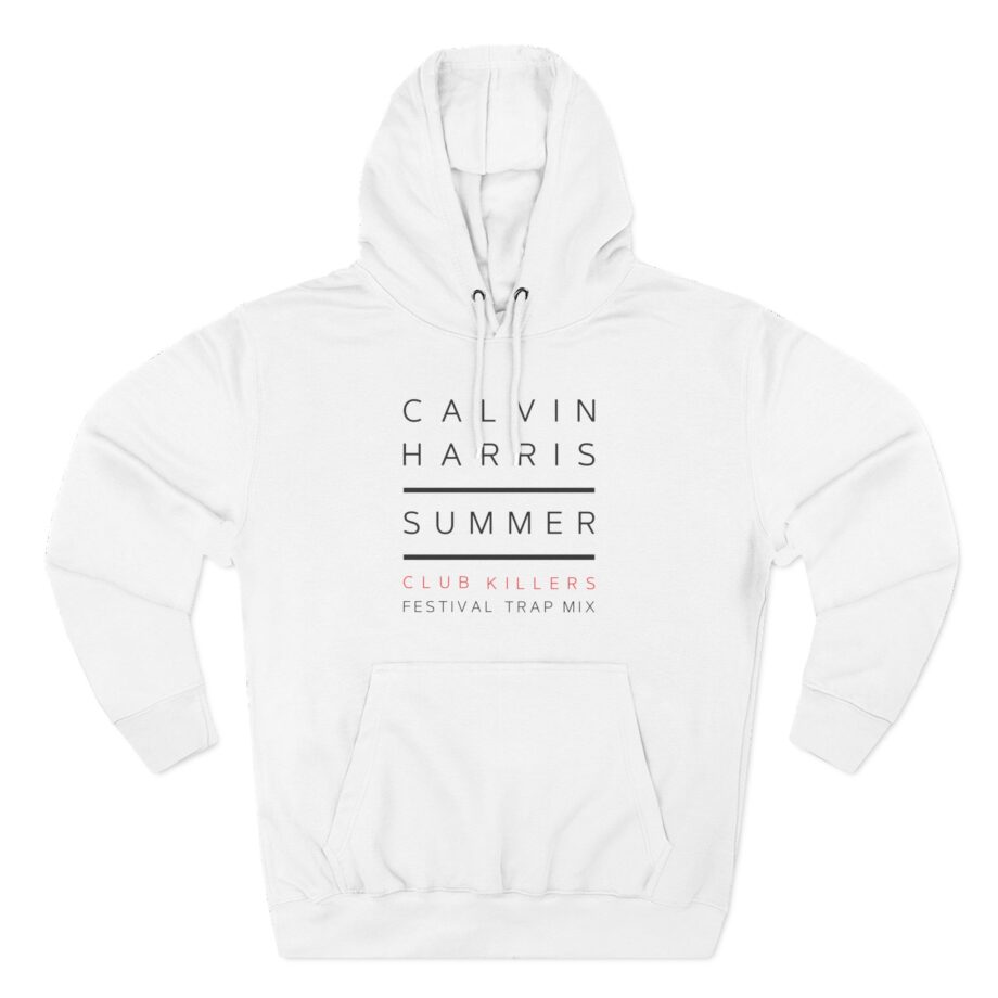 Calvin Harris Summer 4 Album Cover Three-Panel Fleece Hoodie