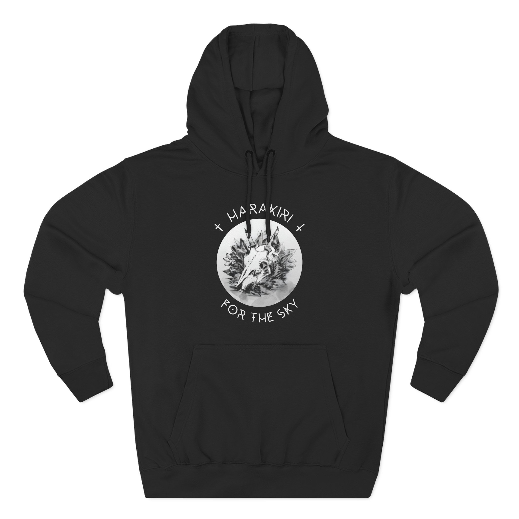 Trauma Circle Harakiri for the Sky  Three-Panel Fleece Hoodie