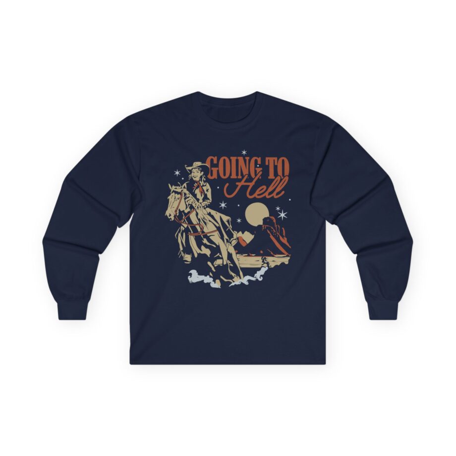 Kallmekris Going to Hell Unisex Ultra Cotton Long Sleeve Tee
