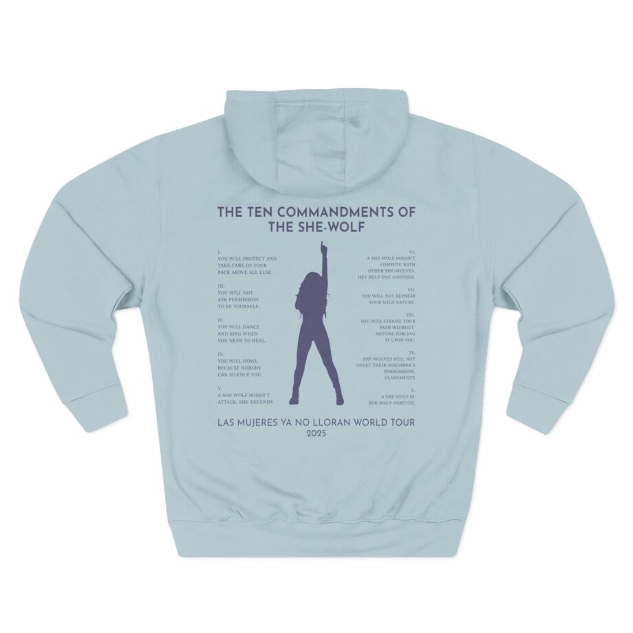 Shakira Commandments Three-Panel Fleece Hoodie