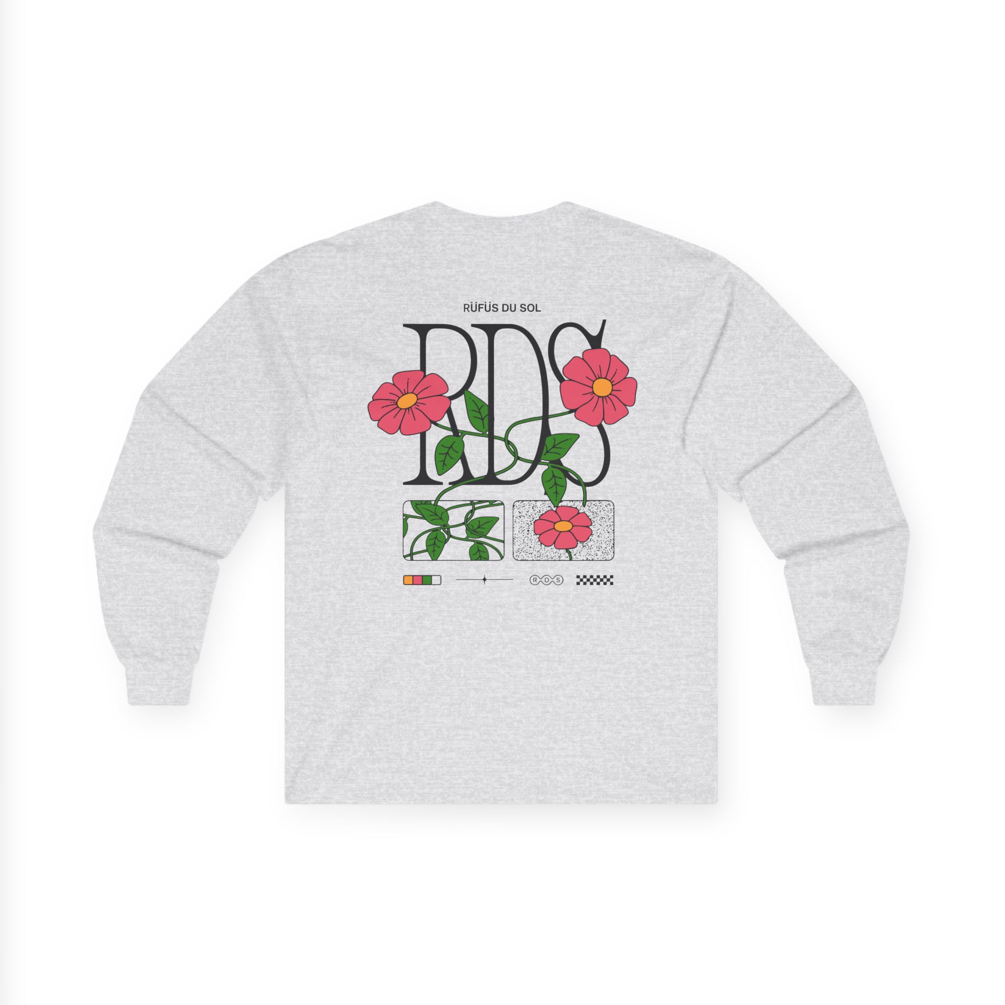 Rufus Du Sol Flower Ecru Unisex Ultra Cotton Long Sleeve Tee