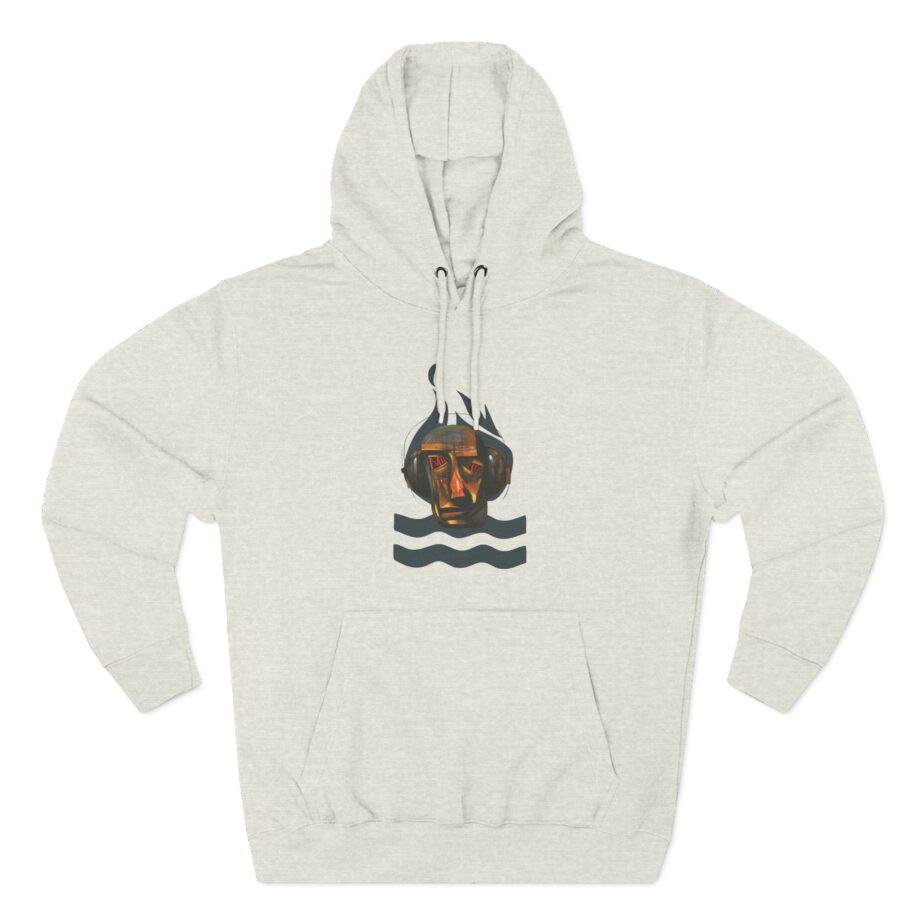 Three-Panel Fleece Hoodie