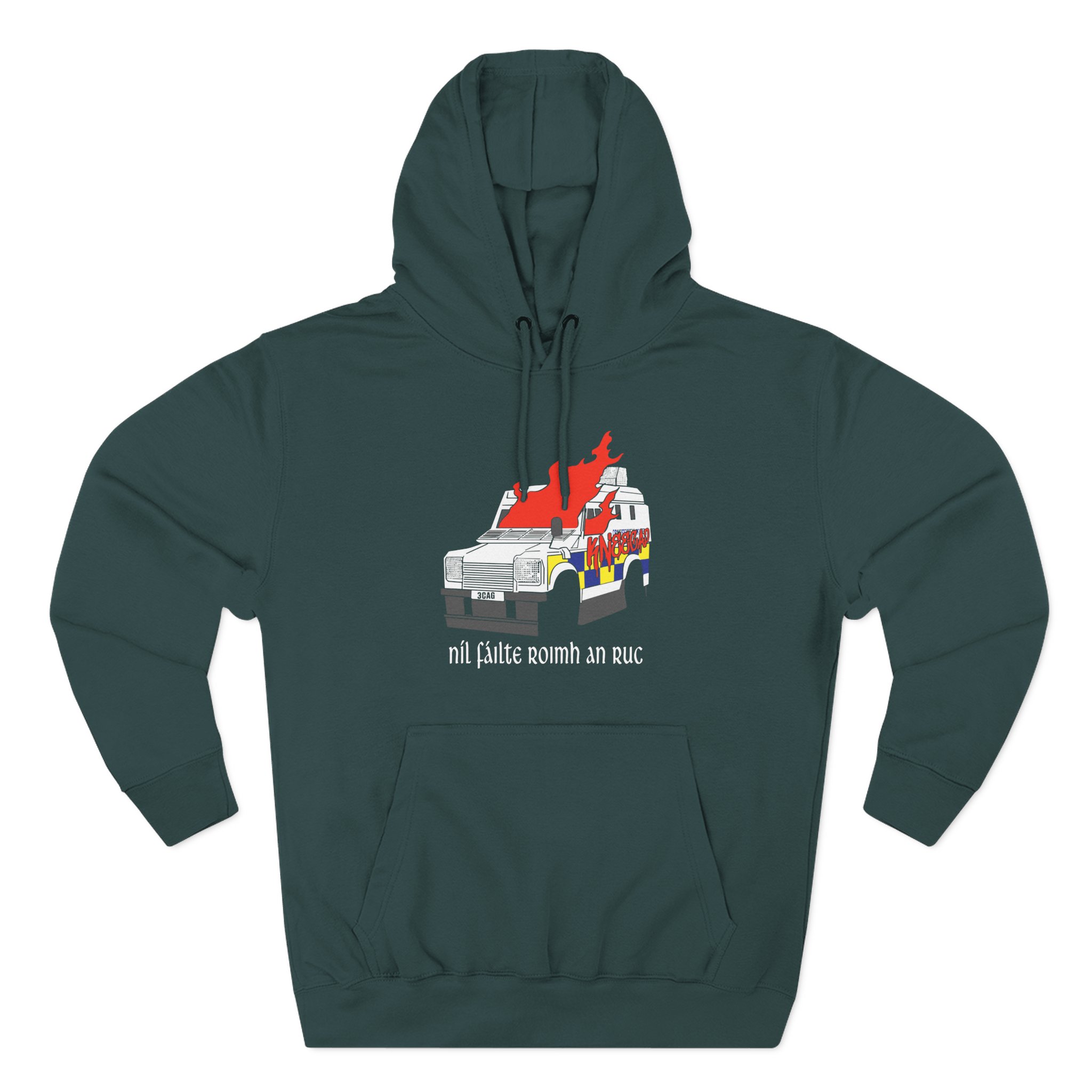 Ruc Not Welcome Three-Panel Fleece Hoodie