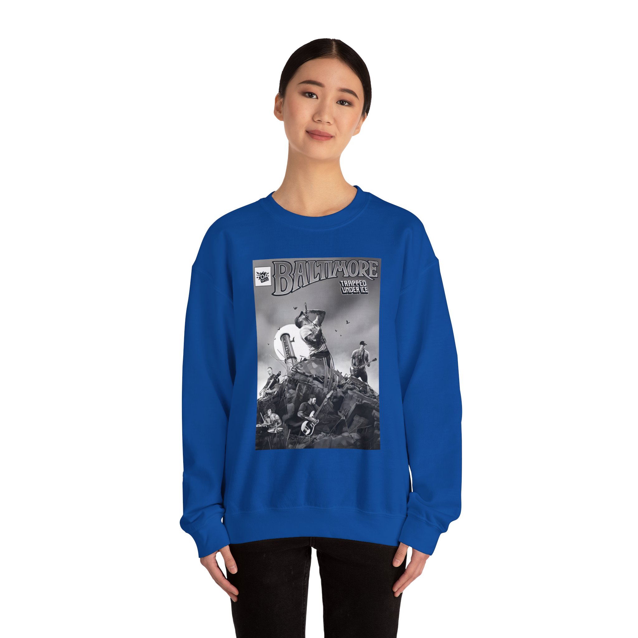 Trapped Under Ice Unisex Heavy Blend Crewneck Sweatshirt