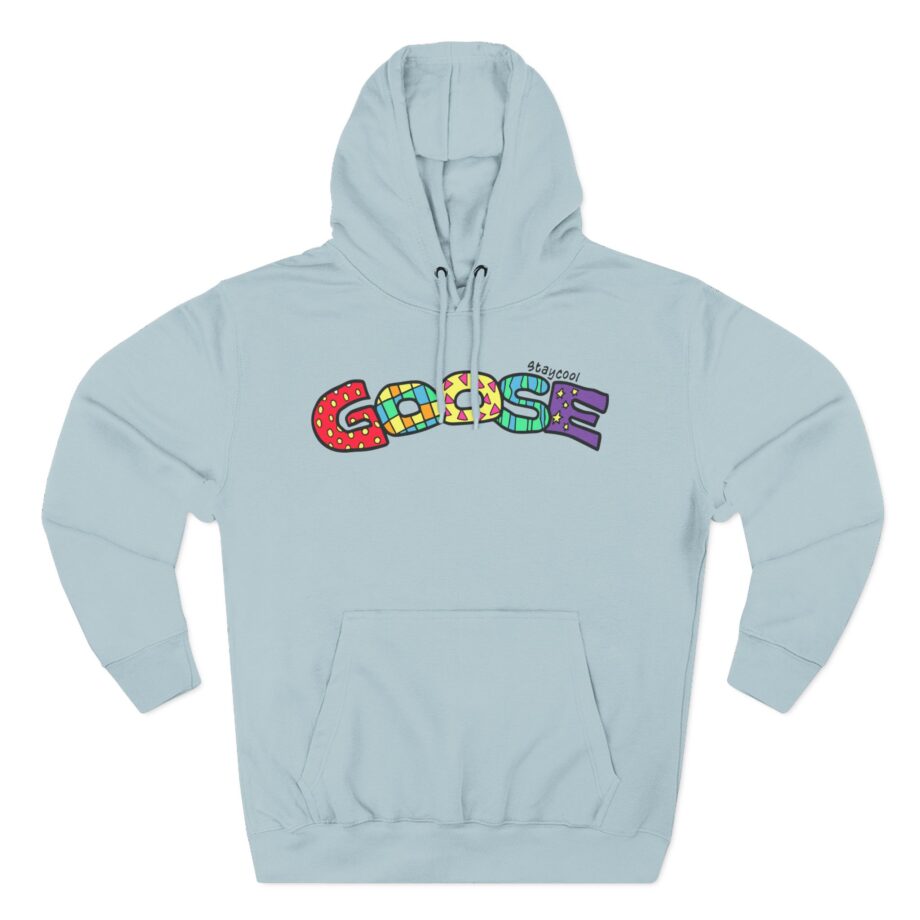 Goose x Staycool   Rainbow Three-Panel Fleece Hoodie