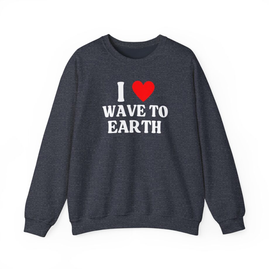 I Love Wave to Earth Unisex Heavy Blend™ Crewneck Sweatshirt