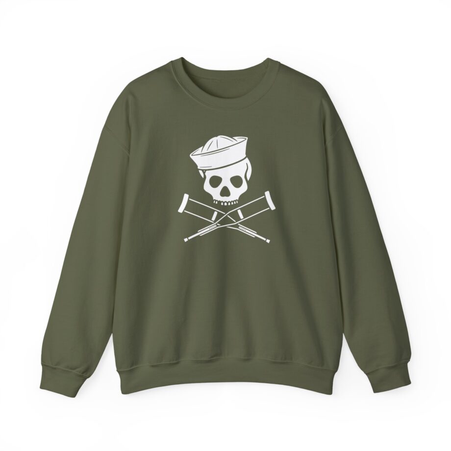 Jackass Sailor Skull & Crossbones Unisex Heavy Blend™ Crewneck Sweatshirt