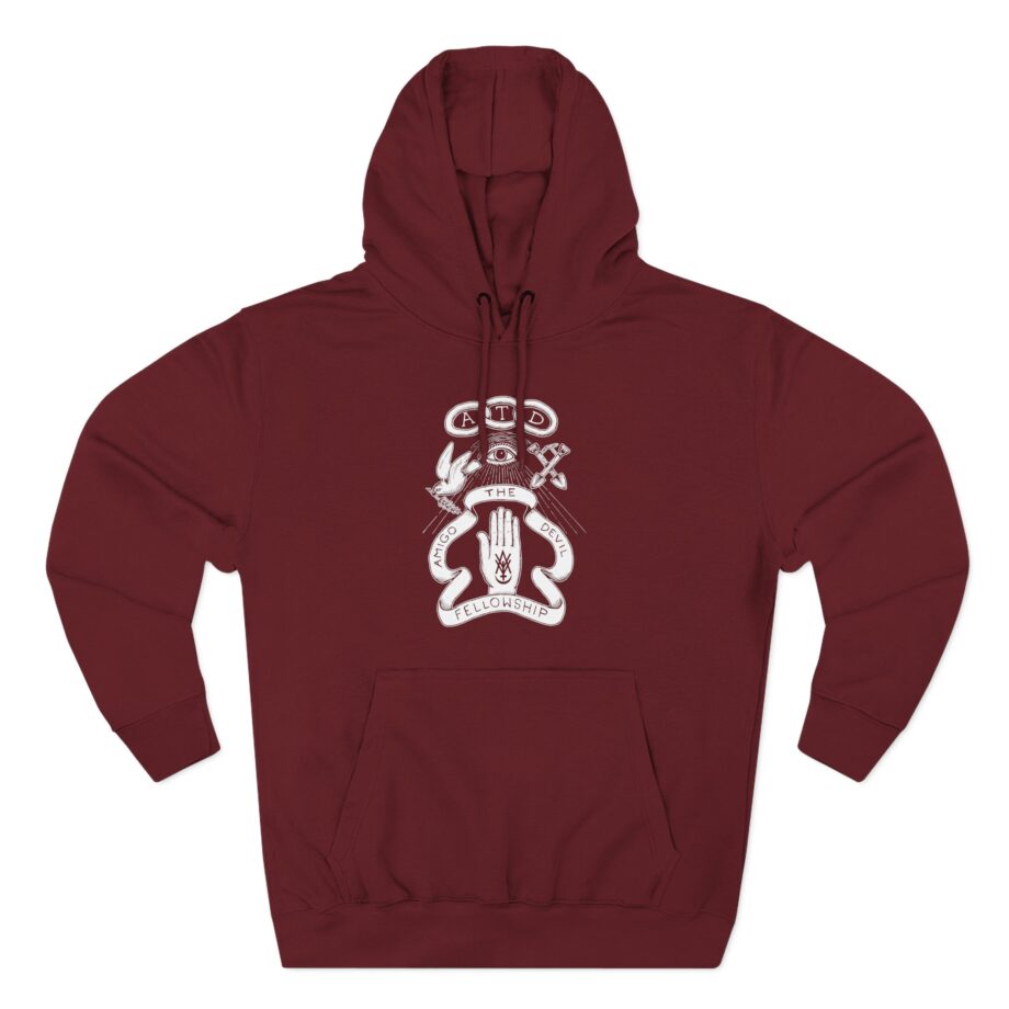 Amigo the Devil  Fellowship Three-Panel Fleece Hoodie