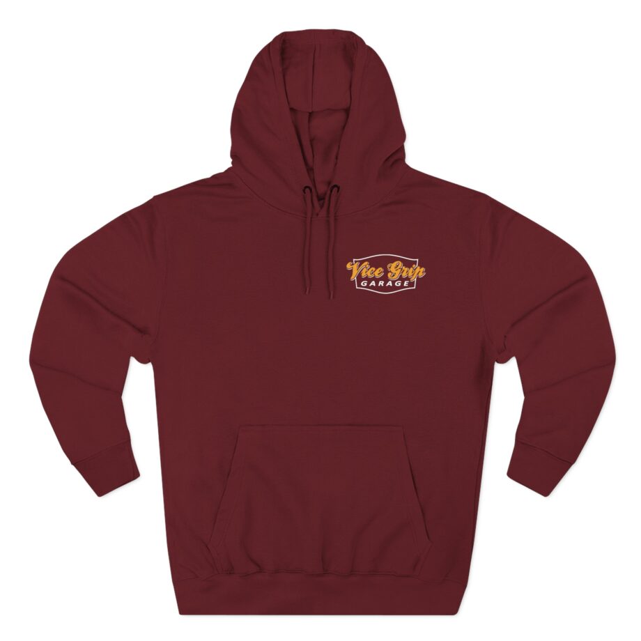 Vicegripgarage Engine Repair Three-Panel Fleece Hoodie