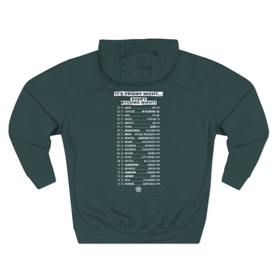 Zebrahead Lightning Skull Friday night tour Three-Panel Fleece Hoodie
