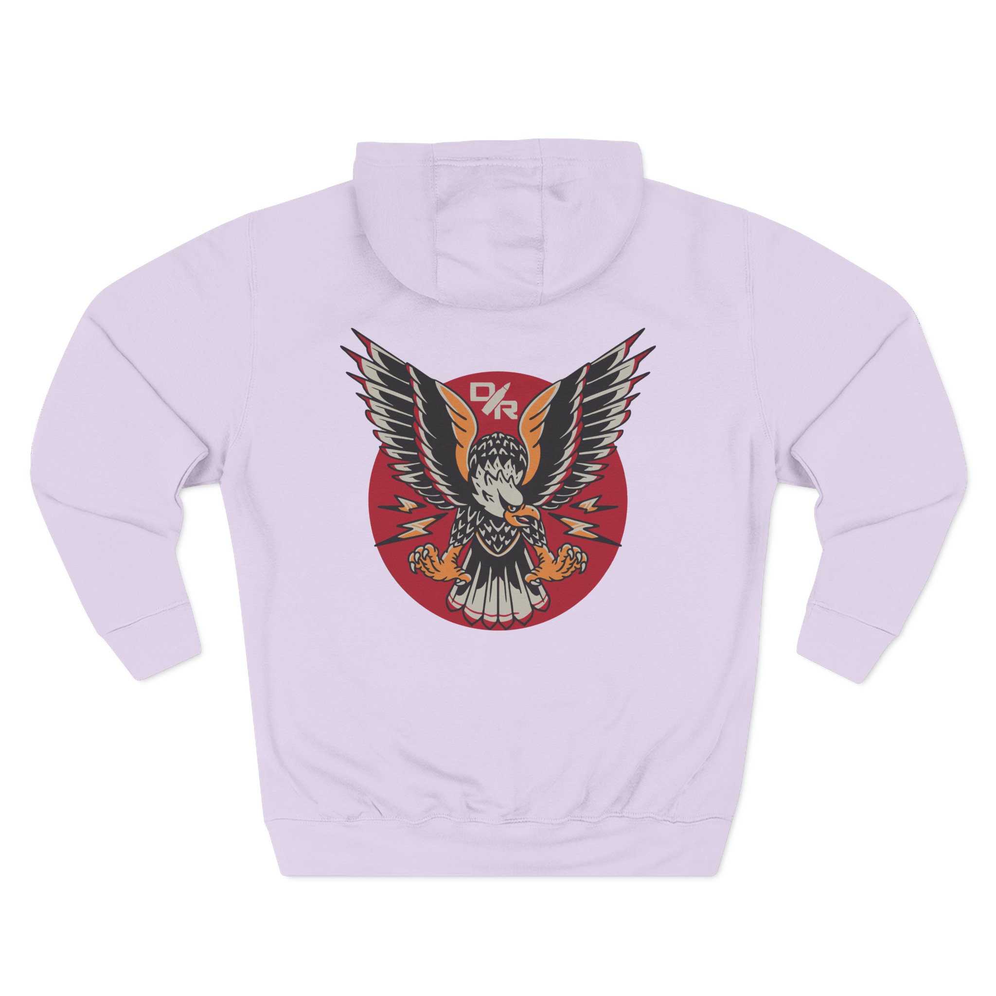 Demolition Ranch Demo Tattoo Eagle Three-Panel Fleece Hoodie
