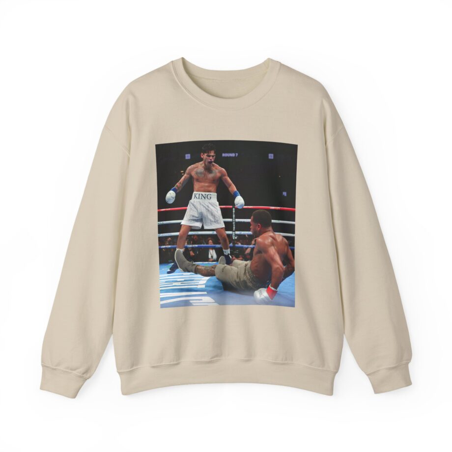 Ryan Garcia Knocks Down Devin Haney Unisex Heavy Blend™ Crewneck Sweatshirt